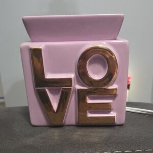 Purple and Gold LOVE Home Accent